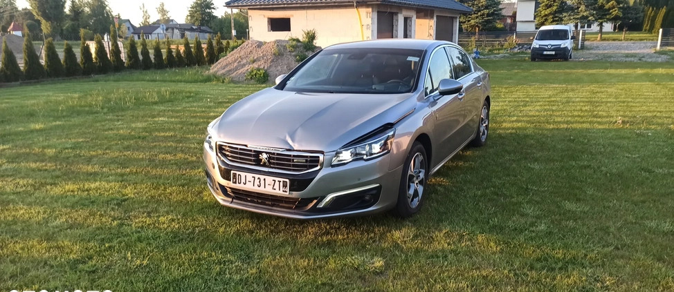 Peugeot 508 cena 31900 przebieg: 230000, rok produkcji 2014 z Rawicz małe 277